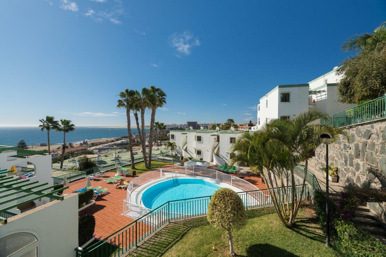 Appartamento Sea View 2Br Toploctaion Heated Pool 5 Min To Beach San Agustín Esterno foto